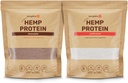 Hamp Vegan Protein Powder for Heart and Brain Health, Easy to Digest Powder Drink with Plant Protein for Muscle Building and Recovery, 9 Essential Amino Acids, (Unflavored and Choco) 10oz