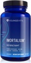 Youngevity Imortalium ® - Anti- Aging Telomere Health, Fucoxanthin, Carotenoid Blend, Fucoidan Blend, MSM, Glutathione, Skin Rejuvining Blend + 12 Hele fødevarer 120 tabletter (pakke med 1)