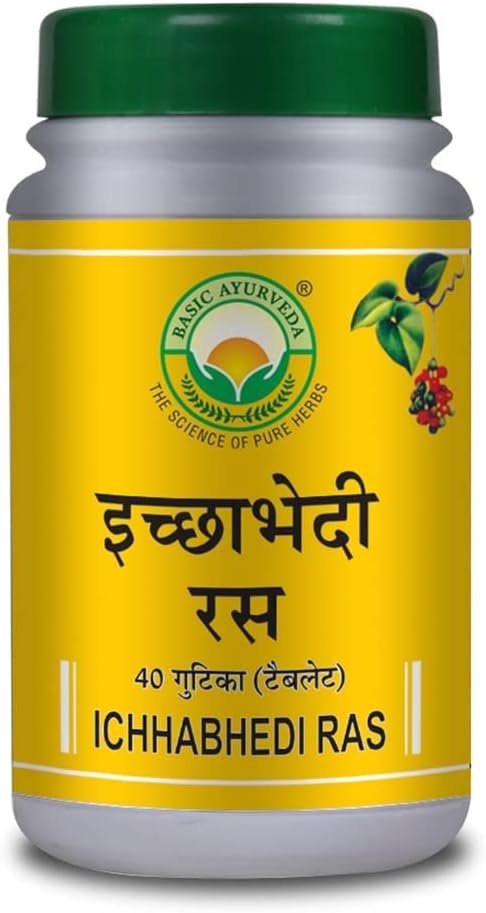AYURVEDIC Ichhabhedi Ras 40 Tabletter