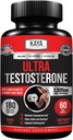 Kaya Naturals UltraTest- Mænd T Booster med Tongkat Ali, Horny Geat Weed, Tribulus - Natural workout supplement til energi, Stamina, og styrke Booster - 180 Greve