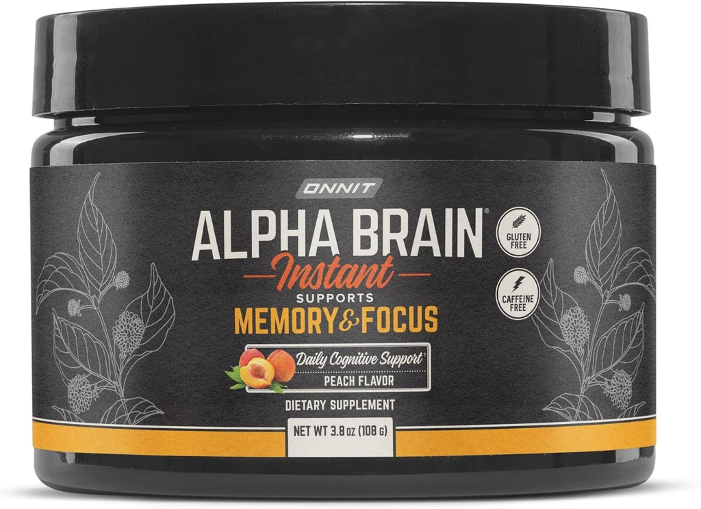 Alpha BRAIN ® Instant - Peach (30 Servering Tub)