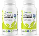 17 i 1 immunsupport supplement til 124; immunboost med C-vitamin, D-vitamin, A-vitamin, zink, Quercetin, gurkemeje, grøn te, selenium Beeg 124; dagligt immunsupportsupplement til voksne - 60 greve (2)