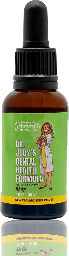 Dr. Judy Morgans Dental Health Formel for hunde & katte, 1 fl oz (30 ml)