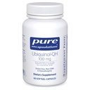 Ren indkapsling Ubiquinol- QH - 100 mg CoQ10 - Understøtter energimetabolismen og hjertets sundhed * - Coenzym antioxidanter supplement - non- GMO - 60 Softgel kapsler