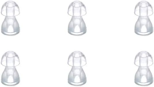 Ear Tips Silicone Earplug Domes for BTE, ITE og Pocket Hearing Aid Ear Bud Erstatninger (small φ8mm)