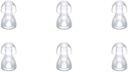 Ear Tips Silicone Earplug Domes for BTE, ITE og Pocket Hearing Aid Ear Bud Erstatninger (small φ8mm)