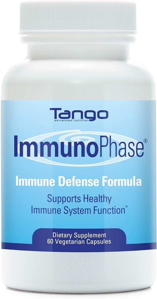 Immunofase Natural Herbal immunforsvar Support for sund immunfunktion og sæsonbetingede sundhedsproblemer (60 vegetariske kapsler)