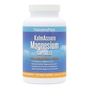 Natures Plus KalmAsure Magnesium - 240 Vegankapsler - Højt biotilgængeligt Magnesium Citrate - Understøtter nerve & muskelafslapning - 60 Servering
