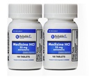 Reliable-1 Laboratories Meclizin 25 mg Generisk Bonine Motion Sygdom (100 tyggetabletter Hver (2 - Pack) - Forebyggende kvalme, opkastning og svimmelhed Årsag af Motion Sygdom
