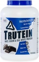 Krop Nutrition Trutein High Protein Powder: 45% Whey, 45% Casein, 10% Egg White, Gluten- Free, Lavnatrium, Græs Fed Whey Protein Powder, Gym Supplement & Breakfast Shake, Chokolade, 4lb