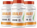 (3 PAKNING) Arialief Sciatica Nerve Support, Arialeaf Advanced Nerve Health, Arialeaf Prime Palm Sciatica, Aria Leaf Primepalm Aria Lief, Nerve Relief Supplement Sciatic Lindring (180 kapsler)