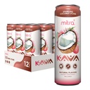 MITRA- 9 Botaniske drikkevarer - Kokosolie Lychee Sparkling Kava drik med Kava Root Extract - Mood Enhancer - Plant baseret - fremmer naturlig ro & Klarhed (12 Fl. Oz) (12)