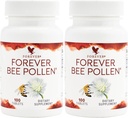 Forever Living - Bee Pollen - Energi og ernæring med bioaktive forbindelser - Vegetarisk og Gluten- Free - 100 tabletter (pakke med 2)