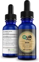 QuikPlus Iron Ionic Flydende Mineral supplement til hæmoglobin & Ferritin - Høj Absorption Jern supplement til voksne - Vegan, Gluten- fri, Alle naturlige - 2 oz flaske