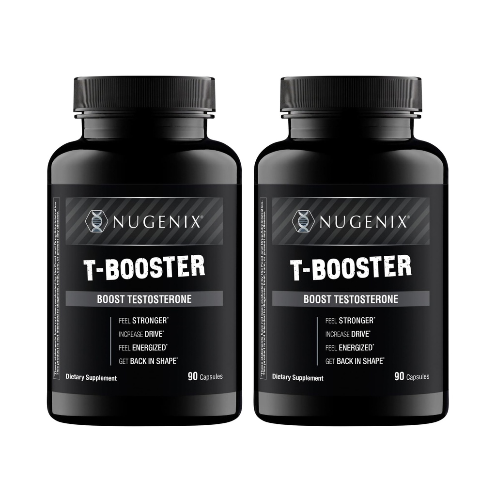 Nugenix T Boost - Gratis Testosteron Booster tillæg for mænd, 180 Greve