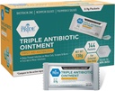MED PRIDE Triple Antibiotisk Salve Pakker Bulk 144 X 0.9g, Individuel Antibiotisk Salve Pakker til Burns, Cuts, Sårpleje