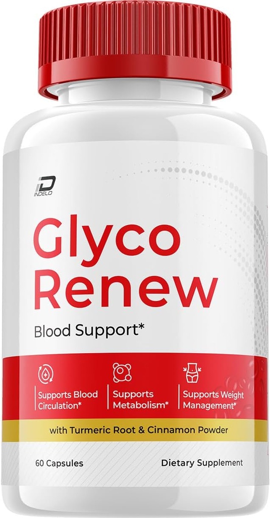 Glyco Renew Capsules, GlycoRenew Advanced Supplement, All Natural Formula to Maintain Healthy Levels, Maximum Strength Daily Formula, Glyco Renew Capsules Reviews (1 Pack - 60 Capsules)