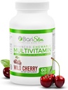 BariSlim Advanced Chewable Bariatric Multivitamin Tablets - Bariatric Vitamin and Supplement for Post Bariatric Kirurgi herunder Gastric Bypass og Gastric Sleeve Dex124; Wild Cherry (60 Greve)