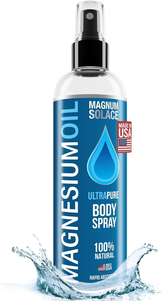 Pure Magnesium Oil Spray - 100% Natural Magnesium Spray - Sourced from The Sea