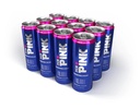 Mr. Pink Original Ginseng Drink - Natural Herbal Supplement for Energi og Fokus, 12-Pack Flydende Boost, Rig i B- Vitaminer