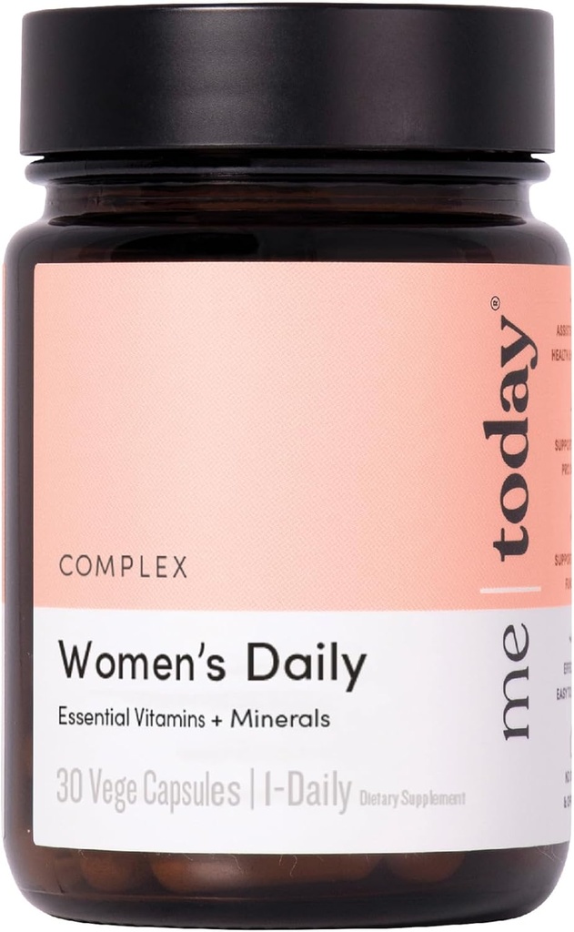 mig i dag Daglig Multivitamin for kvinder - Kvinder Multivitamin & Multimineral Supplement med 27 vitamin A, D, C, Zink, Magnesium & mere til daglig support - 2 Måneder levering, Vegetarisk 30 Servering.
