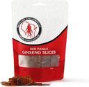 Dairyland Management LLC Red Panax Ginseng Slices - 4 oz Pack Koreansk Panax Ginseng Slices - Non-GMO, Gluten Free Red Ginseng Root Slices - Brug denne herbal supplement i suppe, te, Congee