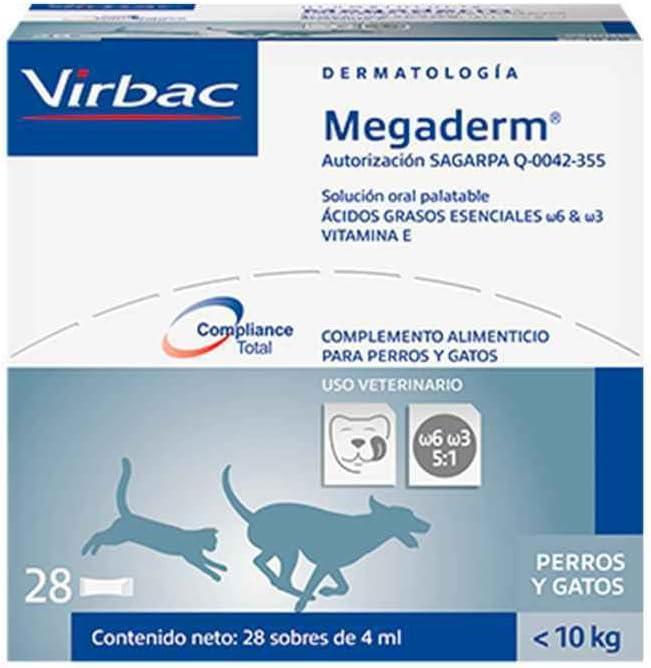 Virbac Omegaderm EZ dosis, lille hund / kat, 28 greve, 4 ml