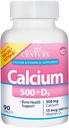 21. Century Calcium Plus Extra D kapsler, 500 mg, 90 Greve, pakke med 1