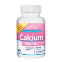 21st Century Calcium Plus Extra D Caplets, 500 mg, 90 Count, Pack of 1
