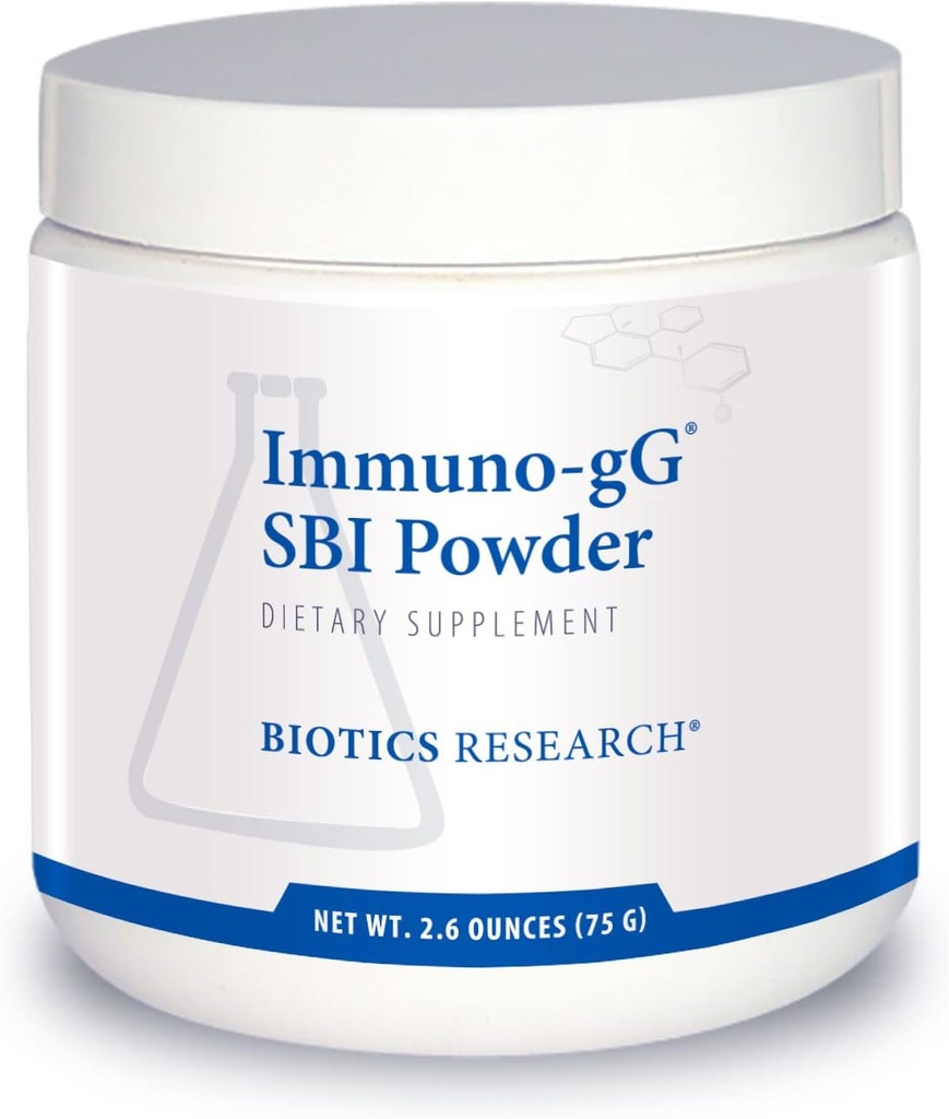 Bioetik Forskning ImmunogG SBI Powder Easy- to- Mix Powder Formel, Ultimate IgG, Complete Gut Health and immunsupport, Dairy Free, Immunoglobulin koncentrat - 2.6 Oz