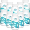 Liposomal NAD + Supplement 1000 mg * 124; Højeste NAD Pontecy * 124; Max Absorption * 124; Pure NAD Supplement * 124; Energi og DNA reparation, Aging Defense, Brain Function * 124; 600 Softgels