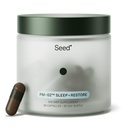 Seed PM- 02 Sleep + Restore - Sleep Aid for Women & Men - Ikke-Habit Forming Bioidentiske Melatonin & Ashwagandha - Vegan & Shelf- Stable - 30 kapsler (30-dages levering)