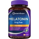 Lægens opskrifter Melatonin 10 mg, høj potens, ikke-Habit Forming, Vegan, søvn Support til mænd og kvinder, ikke-GMO, No Gluten, 120 tabletter