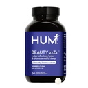 HUM Beauty zzZz Melatonin Sleep Supplement for voksne med Melatonin 3mg, B6-vitamin og calcium, Vegan, Gluten Free, Non GMO Sleep Support Tablets for voksne og skønhedshvile, 30 Vegan Tablets