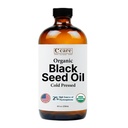 Black Seed Oil Organic Cold Pressed Uraffineret glasflaske # 124; USDA Certified Organic Black Cumin Seed Oil # 124; High Thymoquinone Omega 3 6 9 # 124; Til immunforsvar, Joints, fordøjelse, hår & hud # 124; 8 Fl oz