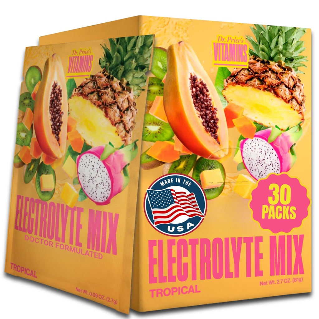 Dr. Prices Electrolyte Mix 124; Sugar- Free Hydration Powder med 72 + Trace Minerals
