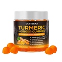 Gurkemeje, Joint & Muscle Relief + immunforsvar, Natural Pineapple Flavor, Non- GMO Gluten- Free, 90 Gummier