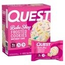 Quest Nutrition Frosted Protein Cookies, Fødselsdagskage, < 1g Sukker, 5g Protein, 1g Net Carbs, Gluten Free, 8 Cookies