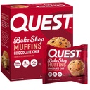 Quest Nutrition Chocolate Chip Muffin, 10g Protein, 2g Net Carb, Mindre end 1g Sukker, Protein Snack, 4 Greve