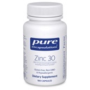 Ren indkapsling Zink 30 mg - supplement til immunsystemet support, vækst og udvikling, og Sår heling * - med Zink Picolinate 30 mg - 180 kapsler