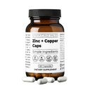 Santa Cruz Paleo, zink & kobber Mineral supplement, høj Absorption Formel, zink supplement til hud og hår, L methionin, kobber gluconat, trace mineraler, Gluten Free, Keto, Paleo, 60 kapsler