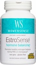 WomenSense EstroSense efter naturlige faktorer, naturligt supplement til støtte Østrogen og Hormonbalance under PMS eller overgangsalderen, Vegan, Non- GMO, 60 kapsler
