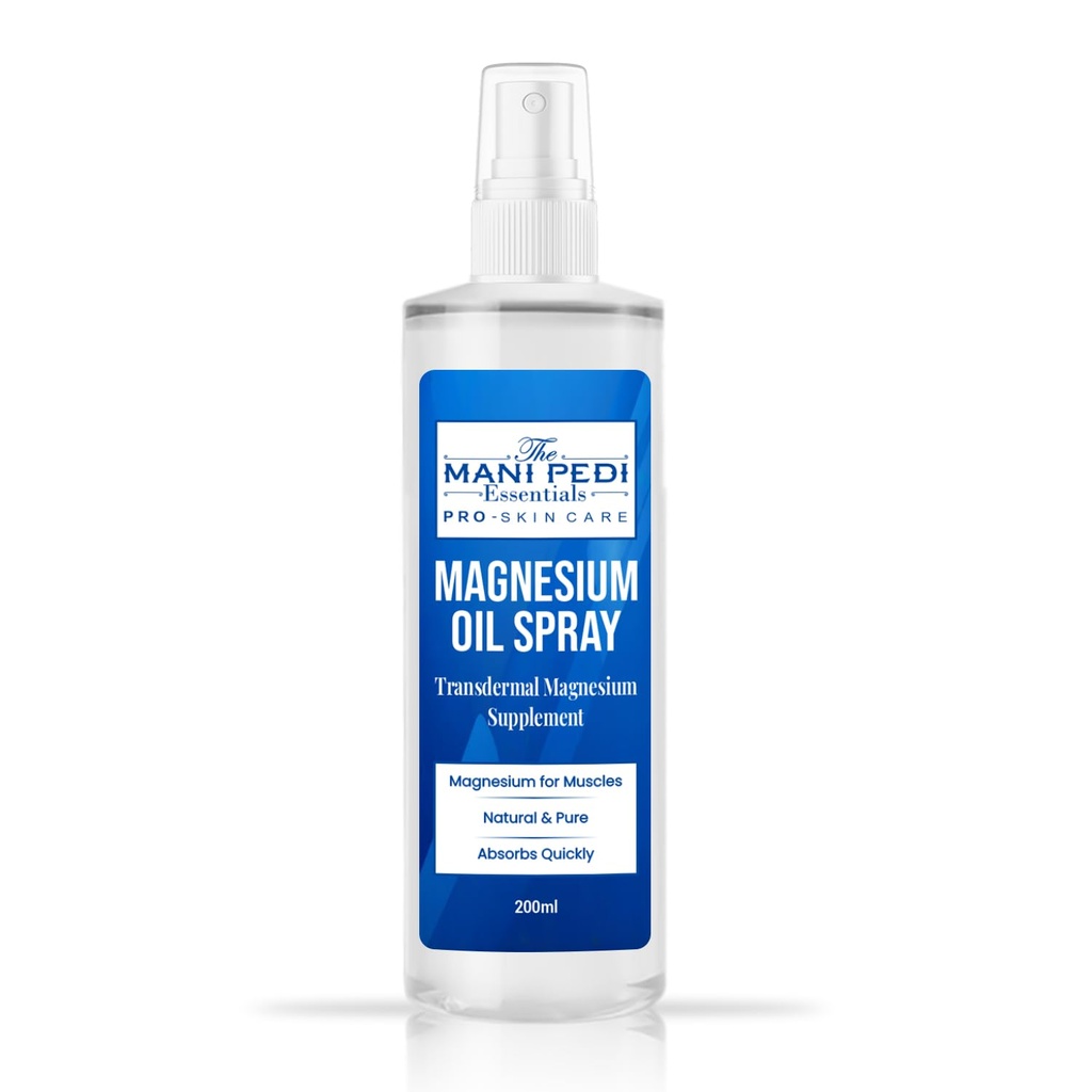 Magnesiumoliespray. Hurtig Absorbering Topical Magnesium supplement. Hjælper Muscles & Joints, kan fremme bedre søvn - 7 fl. oz