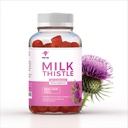 Mælk Thistle Supplement Gummies - Lever Health Support, Herbal Antioxidant, Sukkerfri, Vegan, 60 Greve