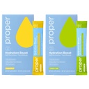 Korrekt hydrering sticks - Electrolyte Powder Drink Mix Pakninger med trace miner til hurtig hydrering + naturligt smag - Ingen kunstige sødestoffer - Lemon Lime