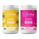 Ultima Replenisher Electrolyte Powder Drink Bundle - Sukker fri - Lemonade og hindbær, 90 Servering - Hydrering pulver - 6 Key Electrolytes and Trace Minerals - Keto Friendly, ikke-GMO