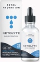 Elektrolyttilskud Bundle - Ketolyte Rapid Hydration Unflavored (39 Drops) + Daylyte Lemon Daglig Hydration (39 Drops) - Sugar Free Trace Mineral Drops for Endurance, Foryngelse
