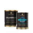 Kollagen Hud + Hydrolift Bundle - Hydrolyseret Bioaktive Kollagen Peptider med Hyaluronsyre, Biotin & Silicon og Sugar- Free Hydrolift Elektrolyter med Sporelementer & Mineraler