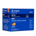Trace Minerals Hydro Pak Keto - Electrolyte Replenisation Drink Mix - 1000 mg Kalium Plus 70 understøtter energi, Stamina, & Hydration - Orange Flavor - 30 Serveringer
