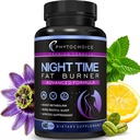 Night Time Fat Burner - Vægttab kost piller med Magnesium Melatonin CLA L- Carnitin, der arbejder om natten, Appetite Suppressant, Carb Blocker, Nighttime Metabolisme Booster for kvinder og mænd 60 Caps.
